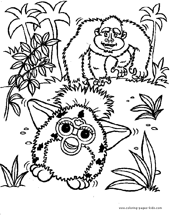 Furby kolorowanki